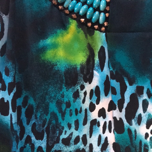 Fashion Bug sleeveless beaded top size Medium - Picture 7 of 11